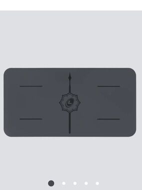 Liforme Classic Yoga Pad Grey Gray NEW IN BOX W/ travel bag Mini Exercise Mat